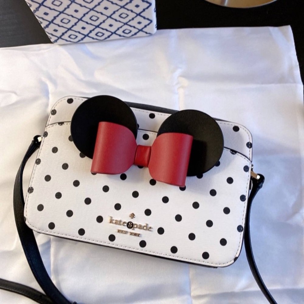 disney x kate spade new york other minnie mouse camera bag